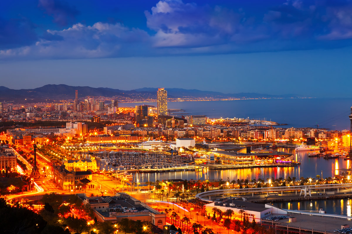 Environmentally Friendly LED Lighting in Barcelona, Spain